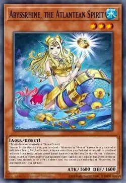 YUGIOH MP25-EN244 Abyssrhine, the Atlantean Spirit Ultra 1st Edition NM - Image 1