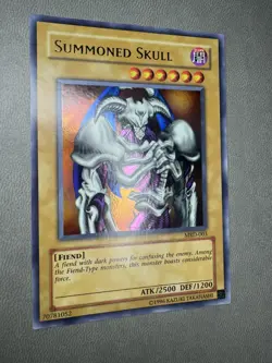 YuGiOh Summoned Skull MRD-003 Metal Raiders Ultra Rare Unlimited 2010-17 reprint - Image 2