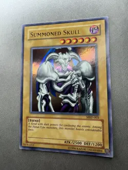 YuGiOh Summoned Skull MRD-003 Metal Raiders Ultra Rare Unlimited 2010-17 reprint - Image 3