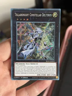 BLGG-EN019 Tellarknight Constellar Delteros Secret Rare 1st Ed YuGiOh - Image 1