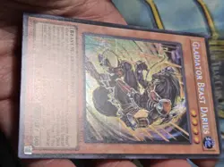 YuGiOh Gladiator Beast Darius CR06-AE051 Secret Rare Asian english - Image 5