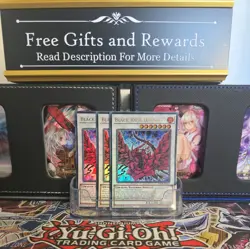 Playset 3x Black Rose Dragon RA04-EN057 Yugioh Ultra Rare - Image 1