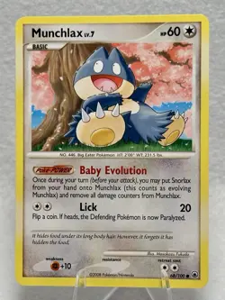 Munchlax Pokemon Card 68/100 Majestic Dawn TCG CCG - Image 1