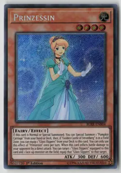 Yugioh Prinzessin BLRR-EN004 1st Edition Secret Rare NM - Image 1