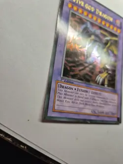 Five God Dragon yugioh card cards 1ST EDITION DM7-001 ULTRA RARE - Image 3