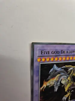 Five God Dragon yugioh card cards 1ST EDITION DM7-001 ULTRA RARE - Image 4