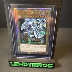 Yugioh! LP Blue-Eyes White Dragon - LC01-EN004 - Quarter Century Secret Rare - L - Image 1