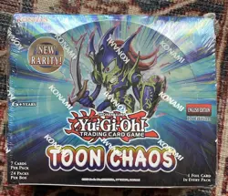 Konami Yu-Gi-Oh! Toon Chaos 1st Edition English Booster Box 24 Packs 2020 New - Image 1