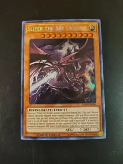 Slifer the Sky Dragon TN19-EN008 Limited Edition Prismatic Yu-Gi-Oh! LP - Image 1