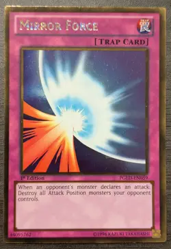 Mirror Force PGLD-EN059 1st Edition Yu-Gi-Oh! Premium Gold NM - Image 1