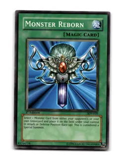 Monster Reborn Common 1st Edition Starter Deck: Yugi SDY-030 2002 - Image 1