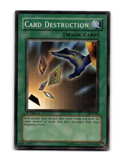 Card Destruction Super Rare 1st Edition Starter Deck: Yugi SDY-042 2002 - Image 1