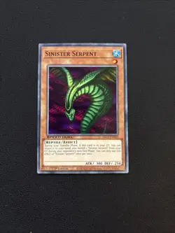 Sinister Serpent SBC1-ENH09 Speed Duel Yu-Gi-Oh 1st Edition LP - Image 1