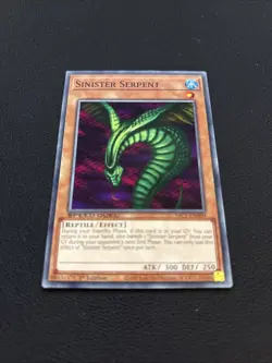 Sinister Serpent SBC1-ENH09 Speed Duel Yu-Gi-Oh 1st Edition LP - Image 2