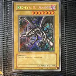 Konami Yu-Gi-Oh! Red-Eyes B. Dragon 2002 Tin Secret Rare Holo Eng BPT-005 - Image 1