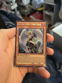 Yugioh Destiny HERO - Dark Angel DESO-EN005 1st Secret Rare - Image 1