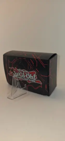 Yu-Gi-Oh! EMPTY Double Deck Collector's Box: plastic w/dividers & deck holders - Image 1