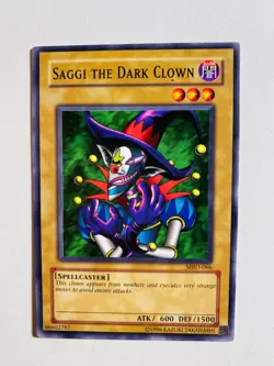 YU-GI-OH! SAGGI THE DARK CLOWN MRD-066 NM-MT CARD - Image 1