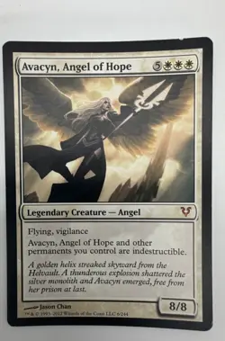 MTG Avacyn, Angel of Hope Avacyn Restored #5 Mythic Rare MP Magic Card - Image 1
