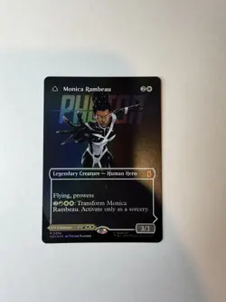 MTG Monica Rambeau Photon, Living Light (0356) - Foil - Borderless, NM-Mint, - Image 1