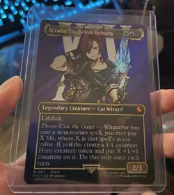 G'raha Tia, Scion Reborn (Borderless) (Surge Foil) Commander: Final Fantasy Foil - Image 1