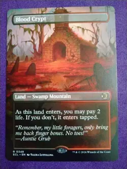 Blood Crypt #349 Lorwyn Eclipsed Borderless Regular Rare - Image 1