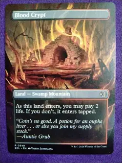 Blood Crypt #349 Lorwyn Eclipsed Borderless Regular Rare - Image 2