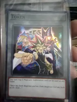 Yugioh! Yu-Gi-Oh TCG Burst Protocol Token TKN5-EN037 YUGI DARK MAGICIAN / GIRL - Image 3