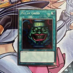 Pot of Greed Starlight Rare 1st Edition Yu-Gi-Oh MP25-EN050 - Image 1