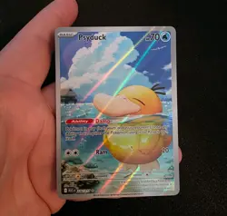 Pokemon TCG Ascended Heroes Psyduck Art Rare 226/217 Near Mint Pack Fresh - Image 1