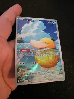 Pokemon TCG Ascended Heroes Psyduck Art Rare 226/217 Near Mint Pack Fresh - Image 2