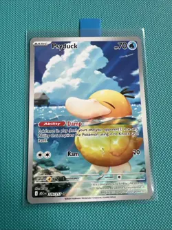 Pokemon TCG Ascended Heroes Psyduck Art Rare 226/217 Near Mint Pack Fresh - Image 1