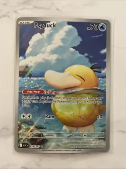 Pokemon TCG Psyduck 226/217 Ascended Heroes Pack Fresh Near Mint Or Better - Image 1