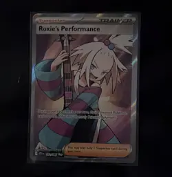 Pokemon TCG Roxie's Performance 112/086 Chaos Rising Ultra Rare Full Art Holo - Image 1