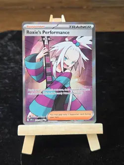 Pokemon TCG Roxie's Performance 112/086 Chaos Rising Ultra Rare NM Holo - Image 1