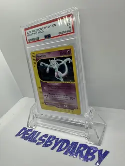 2002 POKEMON EXPEDITION #20 MEWTWO-HOLO PSA 5 - Image 4