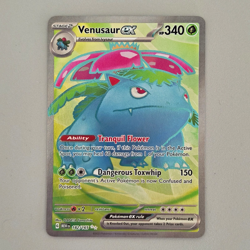 Pokemon TCG Venusaur ex Scarlet & Violet-151 182/165 Holo Ultra Rare Near Mint - Image 1