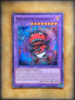 Yugioh Frightfur Daredevil DPDG-EN006 Super Rare 1st Ed NM - Image 1