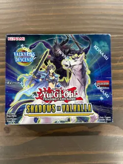 Yugioh Shadows In Valhalla Booster Box 1st Edition Factory Sealed - Image 1