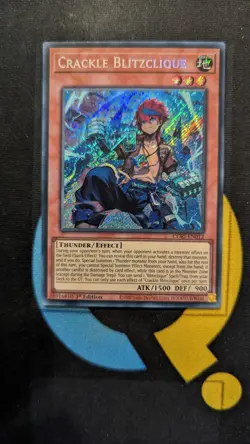 CORI-EN012 Crackle Blitzclique x3 Secret Rare 1st Ed YuGiOh Playset - Image 2