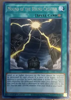 Yugioh LED7-EN053 Mound of the Bound Creator Rare NM - Image 1
