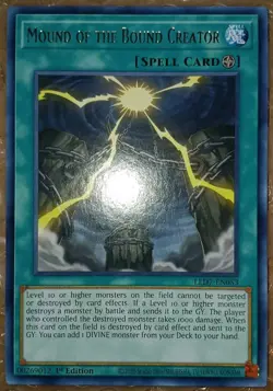 Yugioh LED7-EN053 Mound of the Bound Creator Rare NM - Image 2