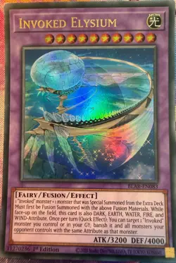 Yugioh Invoked Elysium BLAR-EN083 Ultra Rare NM - Image 1
