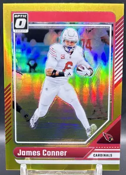 2024 Panini Optic James Conner Gold Prizm /10 Cardinals #2 - Image 1