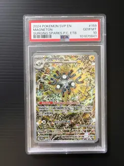 PSA 10 Magneton SVP 159 Pokemon Center Stamped Promo Pokemon Card GEM MINT - Image 1