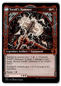 Toralf, God of Fury (Showcase) - LP Lightly Played - KHM Kaldheim #313 MTG Magic - Image 2