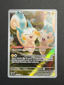 Pachirisu SVI 208/198 Karmesin und Purpur Full Art Rare Pokemon Karte Deutsch NM - Image 1