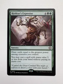 Rishkar’s Expertise MTG Magic the Gathering Card NM Near Mint LCC - Image 1