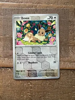 050/064 Eevee (Reverse Holo) Card | Shrouded Fable : Pokemon Trading Card Game - Image 1