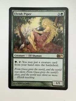 Elvish Piper MTG Magic the Gathering Card NM Near Mint M10 - Image 1